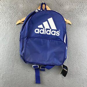 New Adidas Blue Backpack With Logo Design